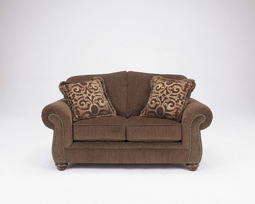 картинка Мягкий диван-двойка с декоративными подушками Empire-Espresso, Ashley от Sohogallery.ru